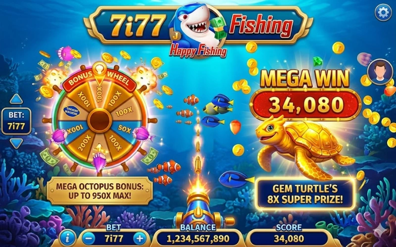 7i77 Happy Fishing